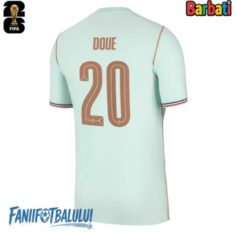 Franța Desire Doue #20 Tricou Fotbal Replică Mondial 2026 Barbati Deplasare